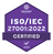 ISO/IEC 27001:2022 Certified